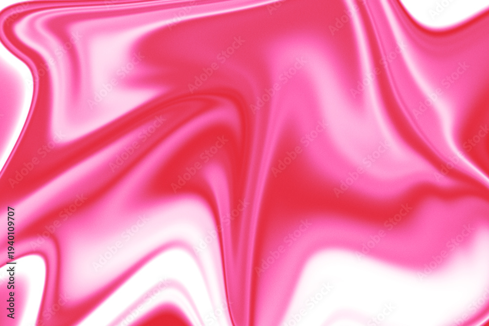 Fototapeta premium Abstract vibrant pink and white liquid marble texture creates a flowing, glossy, and modern background design