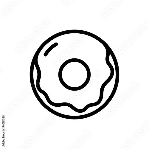 Close-up of a Delicious Toasted Honey Glazed Doughnut with Sprinkle Topping