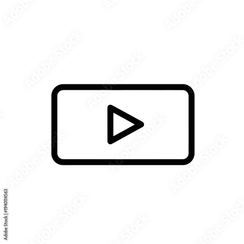 Free Download Creative Video Play Button Icon Representation for Digital Media - GFXLoad