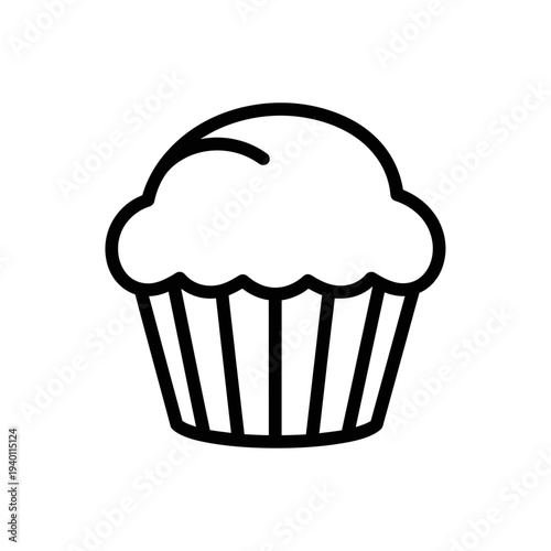 Delicious Fresh Muffin Bakery Dessert with Crispy Crust and Fluffy Interior