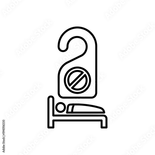 Hospital Room with Medical Equipment and Bed for Patients