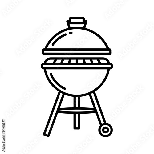 Iconic Barbecue Grill for Outdoor Cooking and Family Gatherings