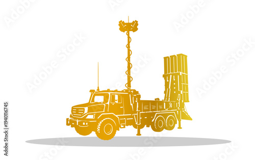 Monster Truck Carrying Giant Missiles