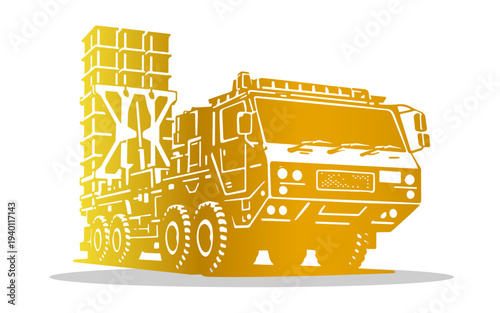 Giant Truck Carries Intercontinental Missiles