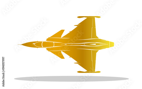 cool fighter jet white background