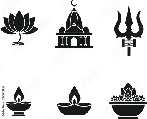 Hindu symbols and icons