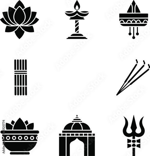 Hindu symbols and icons