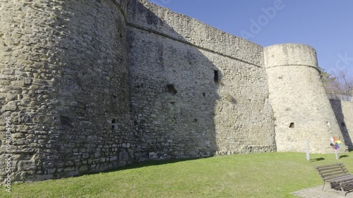 Wallpaper Mural Medieval fortified walls surround Gualdo Cattaneo, a historic village in Umbria, Italy. Torontodigital.ca