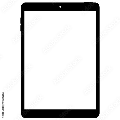 Tablet with free space. Tablet or laptop mockup.