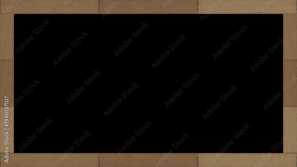 Naklejka premium Overlays wood border. Wooden vintage old grunge frame overlay texture.