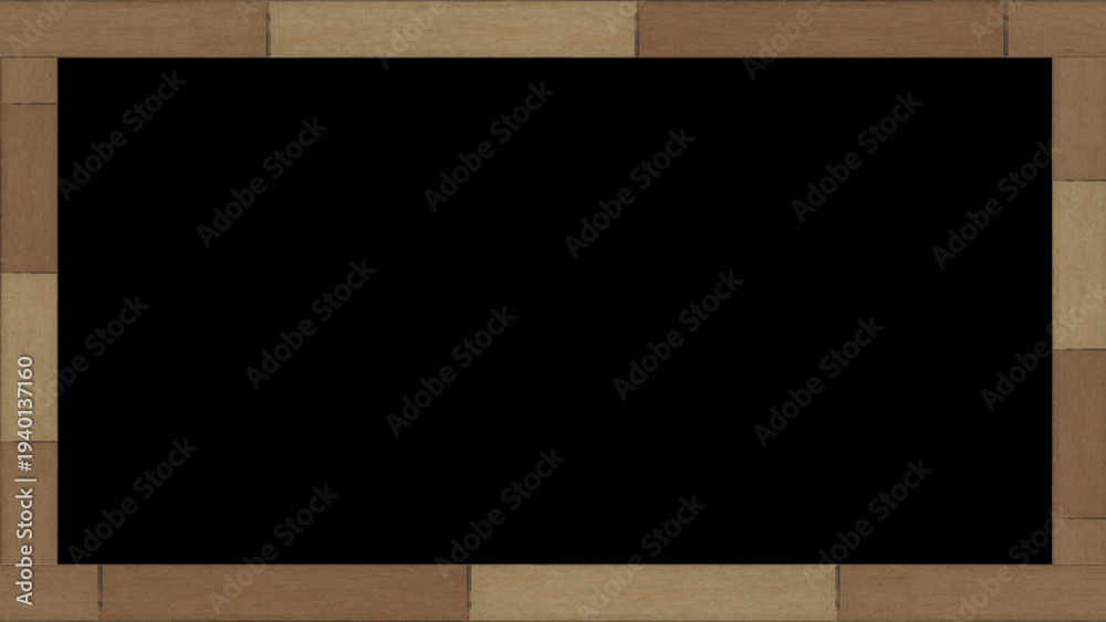 Naklejka premium Overlays wood border. Wooden vintage old grunge frame overlay texture.
