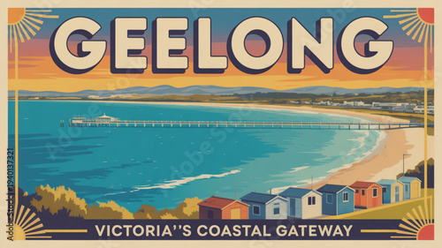 Geelong beach town victoria australia coastal gateway sunset