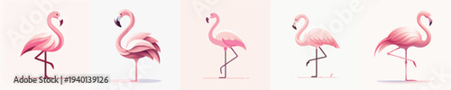 Vector of a Flamingo