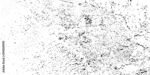 Grunge vintage white and black vector wall distressed dirty noise rust cracked pain background. messy dusty chalk splat dirt rusty noise overlay concrete wall texture background.