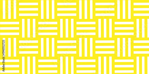 Minimal line Seamless geometric pattern with shapes. Decoration and maze ornament square wall tile.