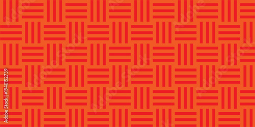 Minimal line Seamless geometric pattern with shapes. Decoration and maze ornament square wall tile.