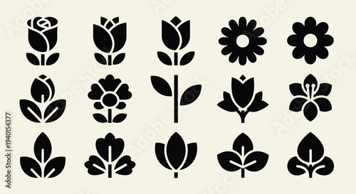 A collection of various floral designs showcasing different types of flowers and leaves