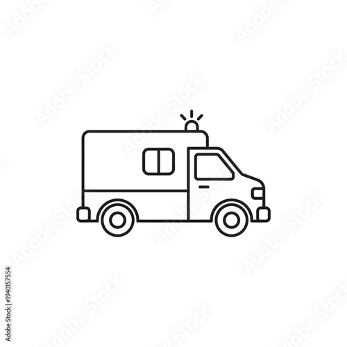 Wallpaper Mural Modern Emergency Response Vehicle with Warning Lights and Mobility Features Torontodigital.ca