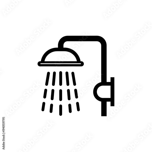 Modern Outdoor Shower Head with Rainfall Design for Outdoor Bathroom Spaces