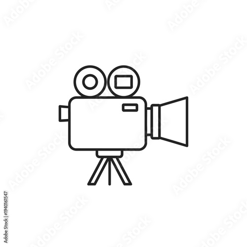 Professional Camera Equipment on Tripod for Filmmaking and Photography