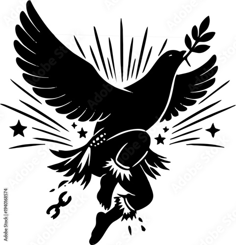 “Festive Music and Dance Celebration Black Silhouette Vector” 