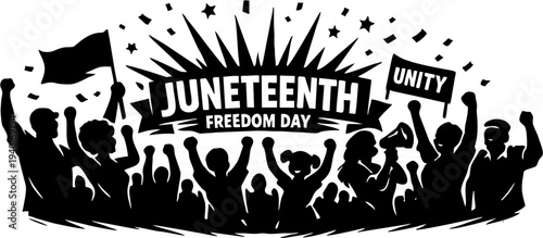 “Festive Music and Dance Celebration Black Silhouette Vector” 