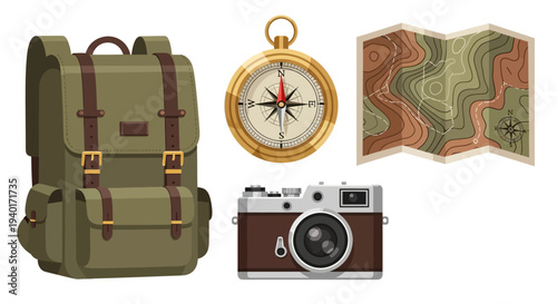 Vintage travel essentials for adventure seekers