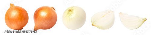 Bild auf Leinwand onion isolated on transparent background