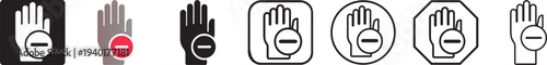 Signaling communication alert icon.