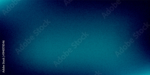 Abstract teal and dark blue grainy gradient background with soft texture for modern aesthetic graphic design, corporate presentation, wallpaper, and minimal landing page.