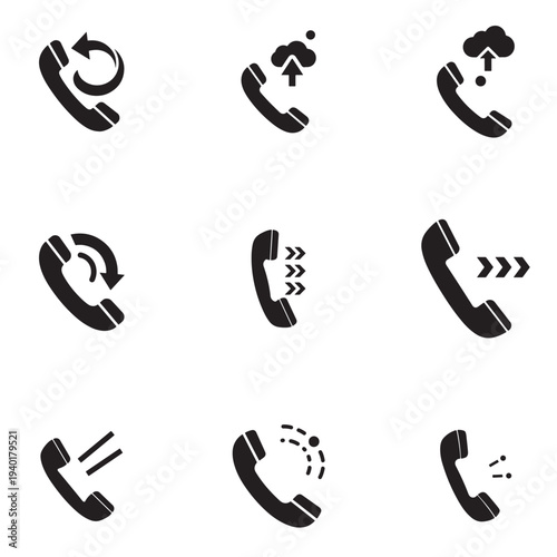 Support and Service Icons: Call Back, Headset, and Circular Arrows. 