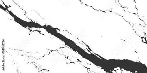 Black ink and paint splashes create a dirty grunge texture on white paper with a splatter border design and liquid splat pattern for a Japanese ink art wallpaper