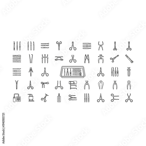 A collection of various musical notes and symbols