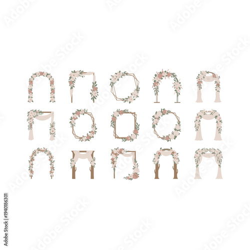 Collection of various silver and gold earrings