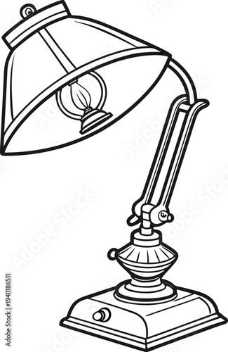 old fashioned lamp