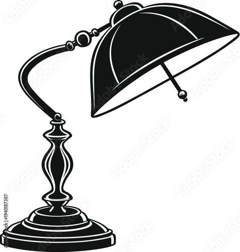 black and white umbrella