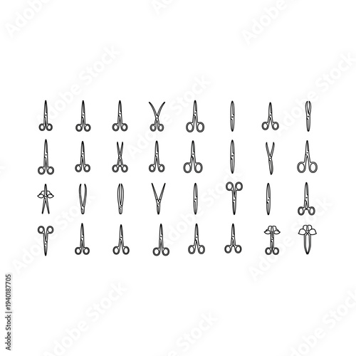 Collection of various musical notes and rests in black