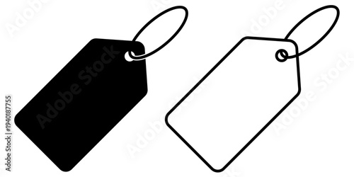 Set of price tag icons