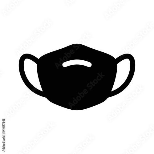 Protective Face Mask Illustration for Health and Safety Use