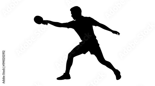 Dynamic tennis player in action serving the ball