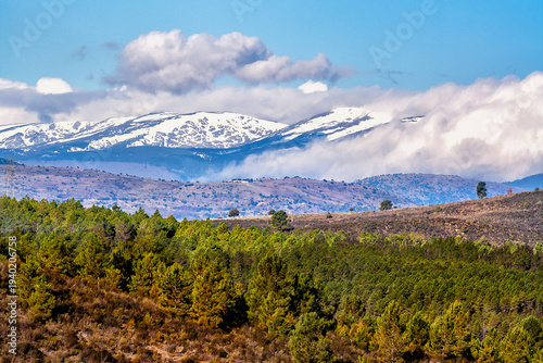 Nieve en la Sierra Norte