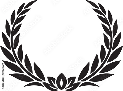Laurel wreath vector illustration