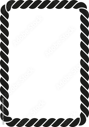 Rope Frame Vintage Border