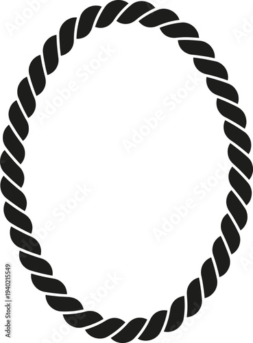 Rustic Rope Border Shape