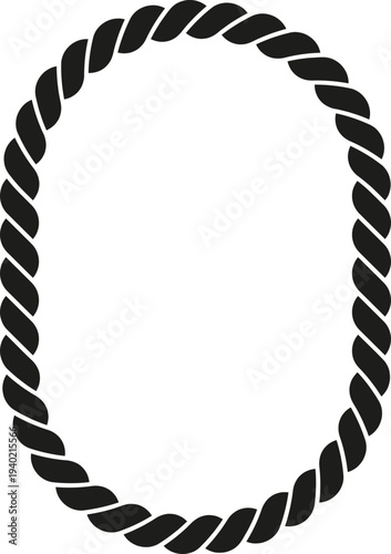Old Rope Border Illustration