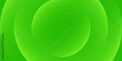 Abstract green circle background trendy. Fluid shapes composition.