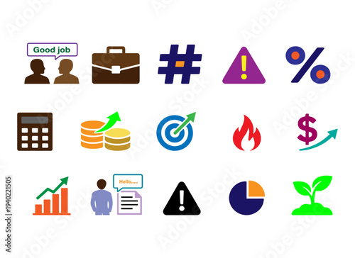 Set of vector icons for web design featuring flat travel symbols like a sun, beach ball, and ship illustration for summer vacation, sea tourism, and business holiday signs