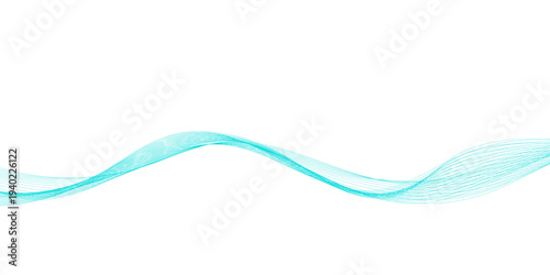 Blue Wave Flow Background