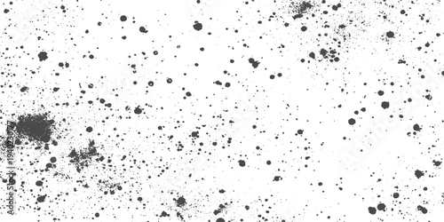 Speckle Grain Dot White Paper Noise Texture with Distress Effect, Dust Film Grain Grit Grunge Overlay on White Background Vector.