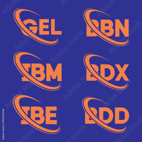 GQE BBP IBQ GQK IBW GQR BDA TDZ TDA GLE BDD GEH TDX IBD BBR GEK TDK DBE GER BDN letter logo design. Initials DBE logo linked with circle and uppercase monogram logo. DBE typography for technology.
